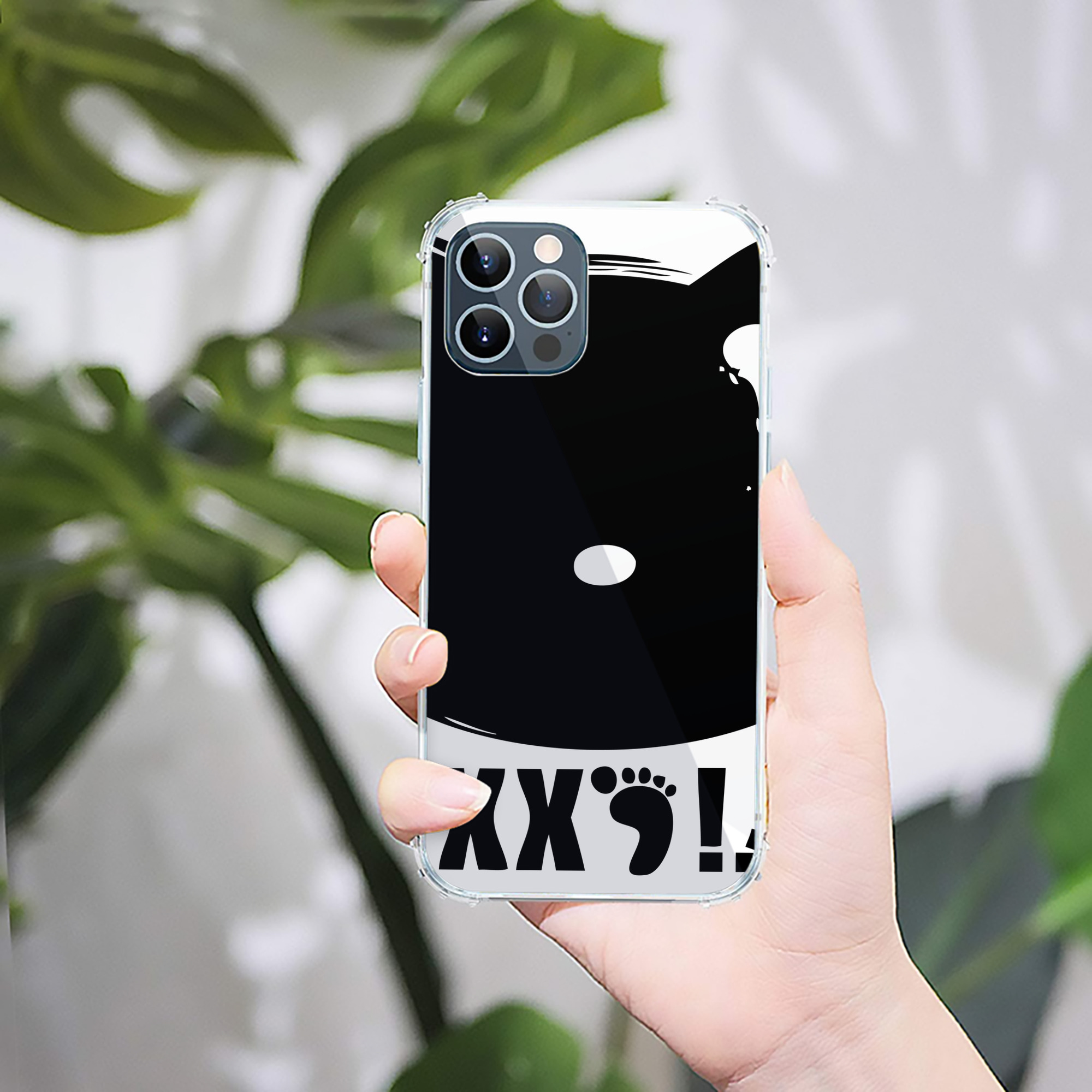 （画像用） Hello Kitty ハローキティ 【iPhone 12シリーズ対応】透明スマホケース（クリアソフトケース）
